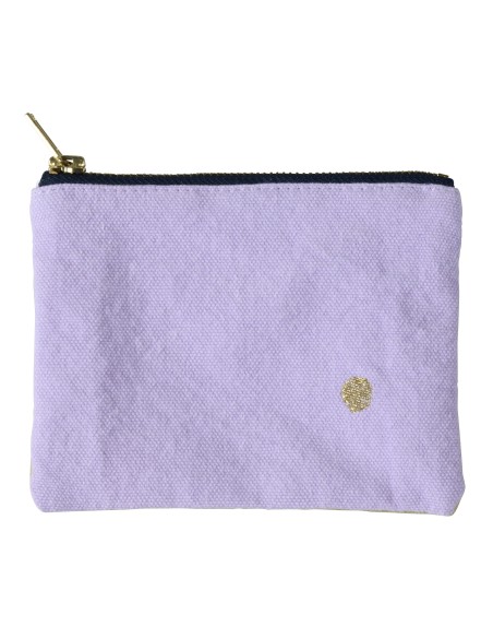 POUCH LA CERISE TRICOLO LILAS ANANAS 14X11 100% ORGANIC COTTON