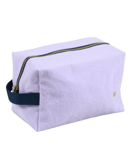 TOILETRY BAG LA CERISE IONA LILAS 22x14 ORGANIC COTTON