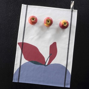 KITCHEN TOWEL LA CERISE POMME BLUETIFUL 50X70 100% ORGANIC COTTON 2