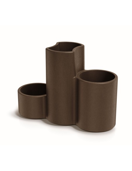 ΓΛΑΣΤΡΑ TUBLA TRIO 80xH56 CORTEN STEEL POLYETHYLENE