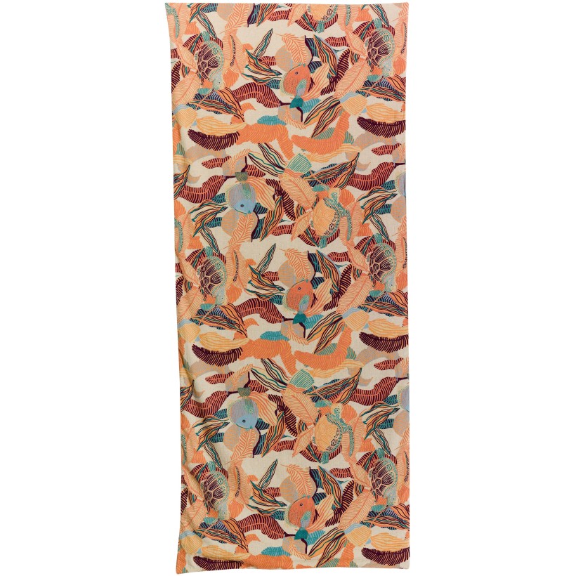 SOFA RUNNER VIVARAISE DORI PAPAYE 85x200 55%LINEN 45%COTTON