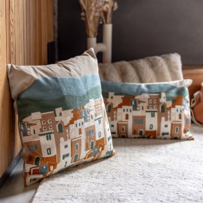 HANDMADE CUSHION MULTICO 45X45 100%COTTON 2