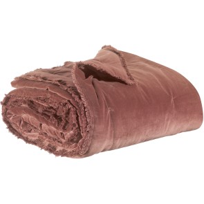 ΥΠΕΡΔΙΠΛΟ ΠΑΠΛΩΜΑ VIVARAISE FARA CAFE 260X260 100% ΒΑΜΒΑΚΕΡΟ ΒΕΛΟΥΔΟ