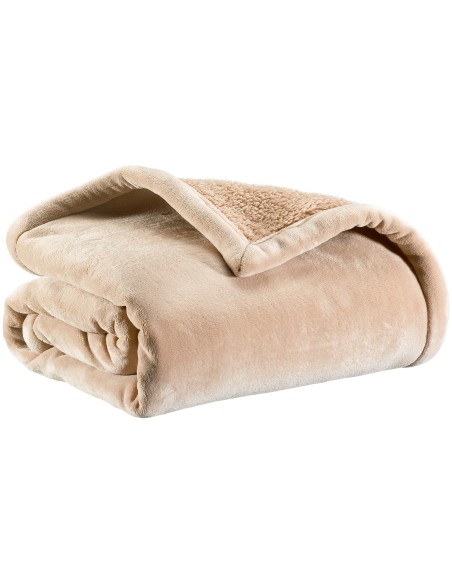 BLANKET VIVARAISE MICHKA MUSCADE 180×220 100% MICROFIBRE