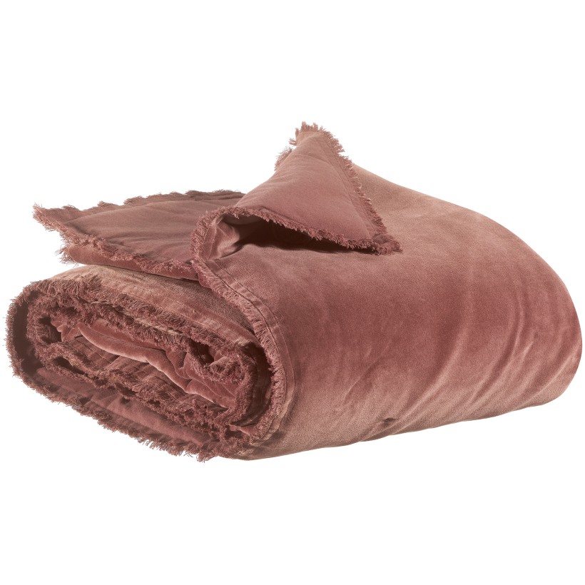SOFA RUNNER VIVARAISE FARA CAFE 85×200 100% VELVET COTTON