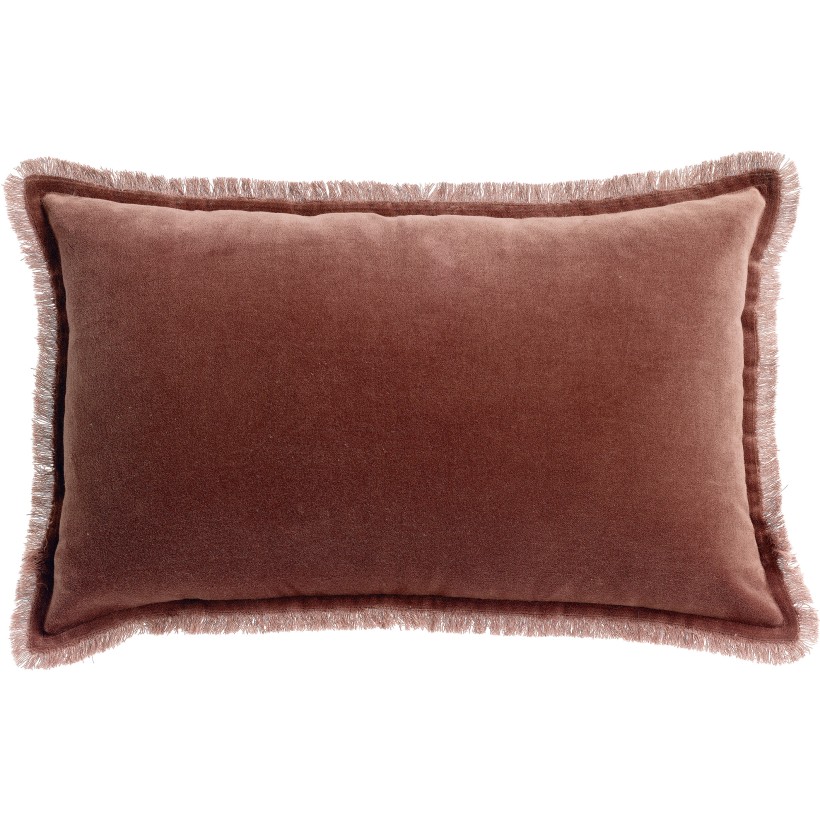 CUSHION VIVARAISE FARA CAFE 30×50 100% VELVET COTTON