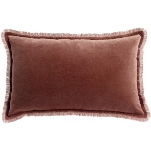 CUSHION VIVARAISE FARA CAFE 40×65 100% VELVET COTTON