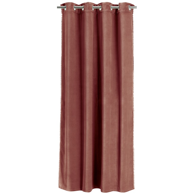 ΚΟΥΡΤΙΝΑ VIVARAISE FARA CAFE 135X280 100% ΒΑΜΒΑΚΕΡΟ ΒΕΛΟΥΔΟ