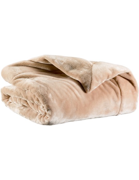 SOFA BLANKET VIVARAISE TENDER MUSCADE 150×200 100% POLYESTER