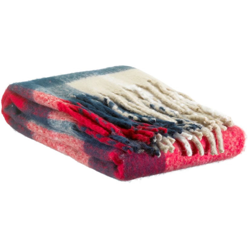ΡΙΧΤΑΡΙ VIVARAISE ISABEL TARTAN MARINE 130X160 100% ΑΝΑΚΥΚΛΩΜΕΝΟ ΠΟΛΥΕΣΤΕΡ
