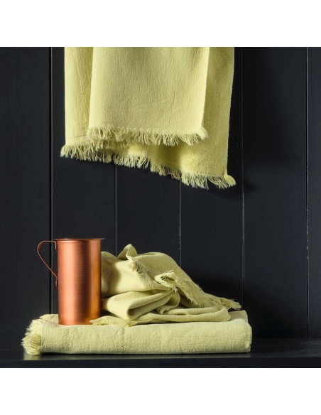 HAND TOWEL SET OF 2 LA CERISE LUNA BUTTER 30x50 100%ORGANIC COTTON