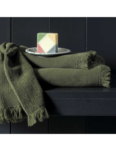 BODY TOWEL LA CERISE LUNA KALE 100X160 100% ORGANIC COTTON