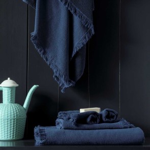 HAND TOWEL SET OF 2 LA CERISE LUNA MIDNIGHT 30x50 100%ORGANIC COTTON 2