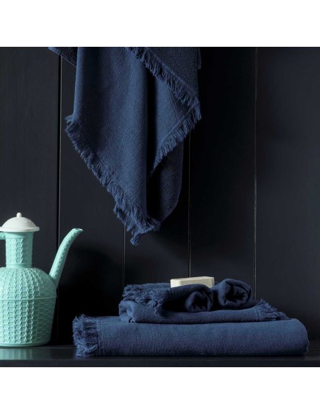ΠΕΤΣΕΤΑ ΧΕΡΙΩΝ ΣET 2 ΤΜΧ LA CERISE LUNA MIDNIGHT 30x50 100% ΟΡΓΑΝΙΚΟ ΒΑΜΒΑΚΙ