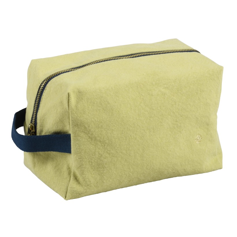 TOILETRY BAG LA CERISE CUBE IONA ANANAS 22x14 ORGANIC COTTON