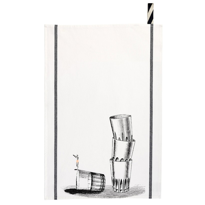KITCHEN TOWEL LA CERISE VICTOR 50X70 100% ORGANIC COTTON
