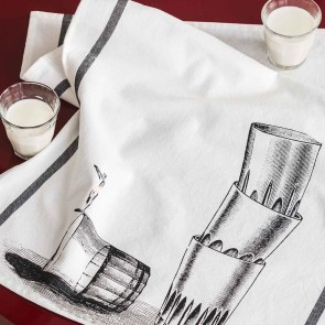 KITCHEN TOWEL LA CERISE VICTOR 50X70 100% ORGANIC COTTON 2
