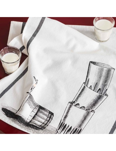 KITCHEN TOWEL LA CERISE VICTOR 50X70 100% ORGANIC COTTON