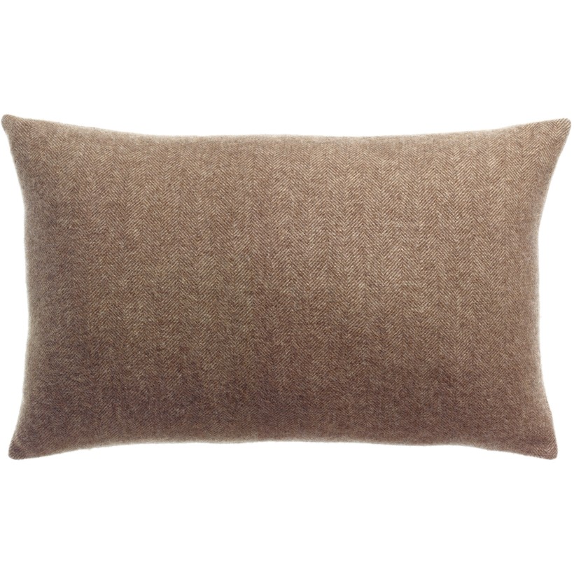 CUSHION VIVARAISE CARINA CAFE 40X65 90%MERINO WOOL 10%CASHMERE