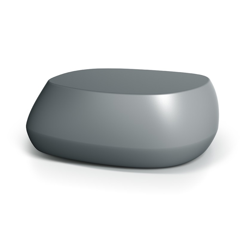 OUTDOOR COFFE TABLE VESSCO FVES863R-106R GRAY 76x57x30 PLASTIC FIBER GLASS