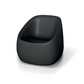 ΠΟΛΥΘΡΟΝΑ ΕΞΩΤΕΡΙΚΟΥ ΧΩΡΟΥ VESSCO FVEK887R-400R ΜΑΥΡΟ 78x78xH74 ΠΛΑΣΤΙΚΟ FIBER GLASS