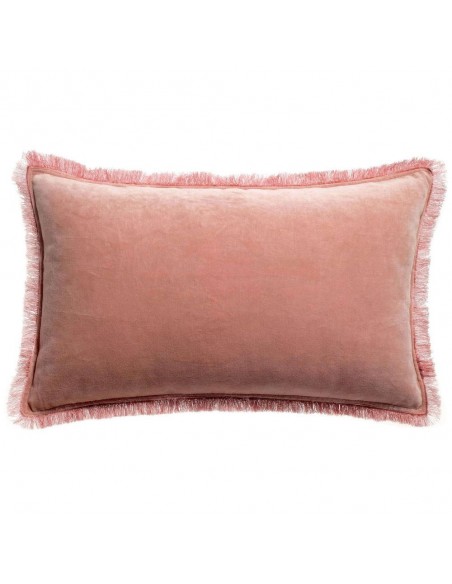 CUSHION VIVARAISE FARA PINK 30×50 100% VELVET COTTON